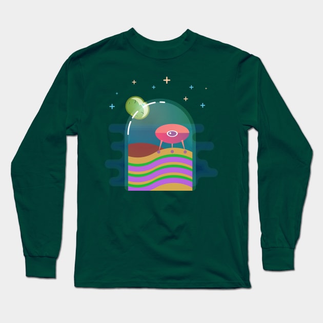 Les petits mondes Long Sleeve T-Shirt by Yourmung